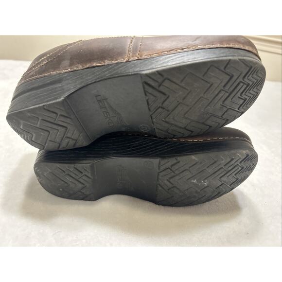 Dansko Women’s Shoes Clogs Size 37 US 7 Brown Leather Professional Nurse Slip On - Picture 8 of 8